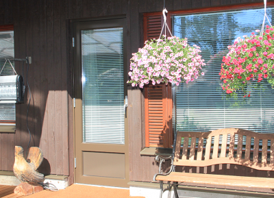 Terrace door and patio door