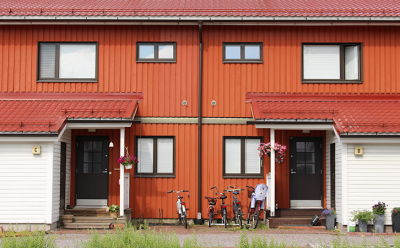 Windows and doors for terraced house