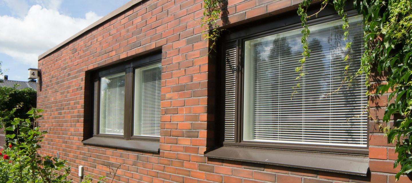 Wood-aluminium windows