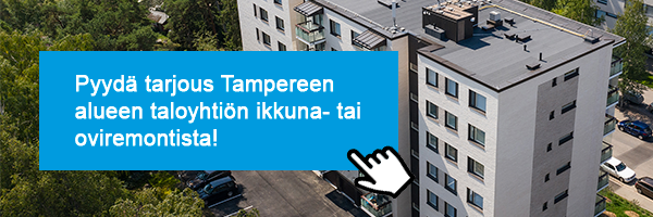 Taloyhtiön ikkunaremontti Tampereella_Lammin Ikkunat ja Ovet